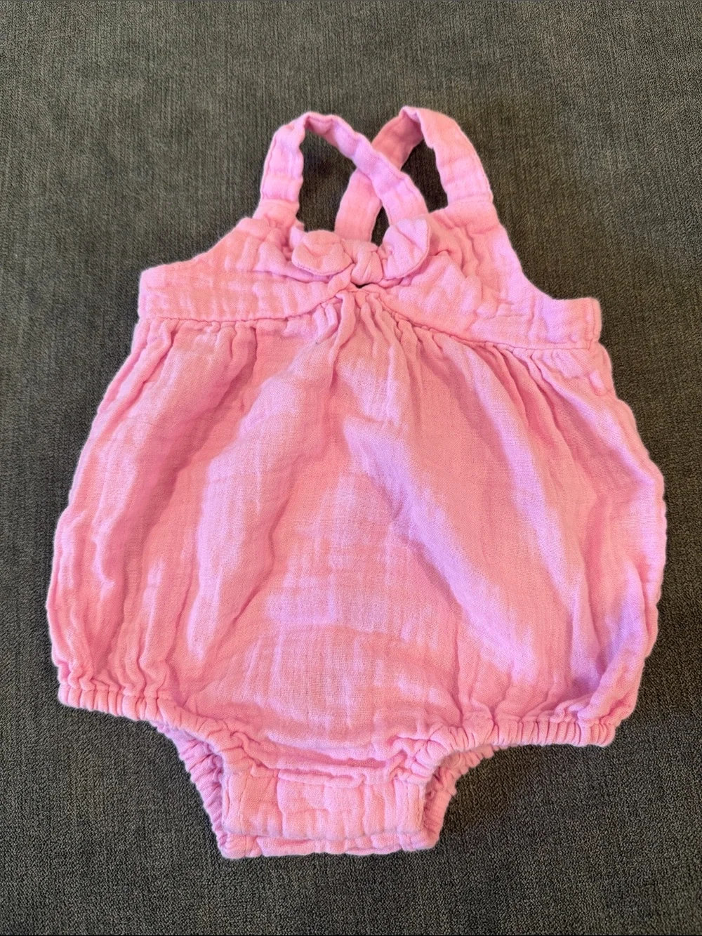 Baby Rompers - Cherry Print & Coordinating Solid Pink